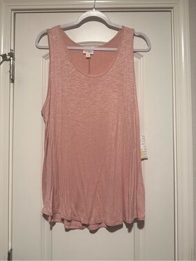 LuLaRoe Dusty Rose Scoop Neck Tank
